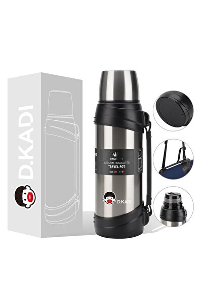NEVVALİFE D.kadi 2000 ml Gümüş Renk 48 Saat Sıcak ve Soğuk Garantili Aile Boy...