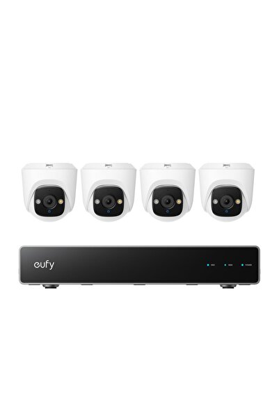 eufy Комплект за видеонаблюдение Security E41 4K PoE NVR, 4 туретни камери, 5...