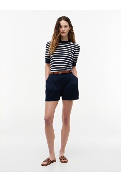 Tommy Hilfiger Kadın COTTON JERSEY FINE C-NK SS SWT WW0WW49705-TH0A5
