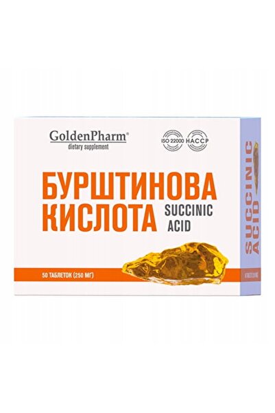 aram Kwas Bursztynowy Mega Doză - Metabolism, Rezistență - 150 mg 50 comprimate