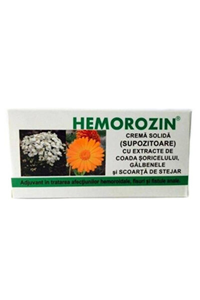 Elzin Plant Supozitoare Hemorozin Elzin Plant, 10 buc x 1.5g