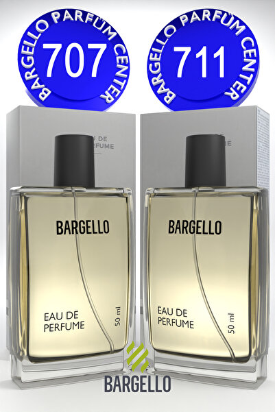 Bargello 707 Erkek Parfüm Woody 50 ML EDP + 711 Erkek Parfüm Fresh 50 ML EDP