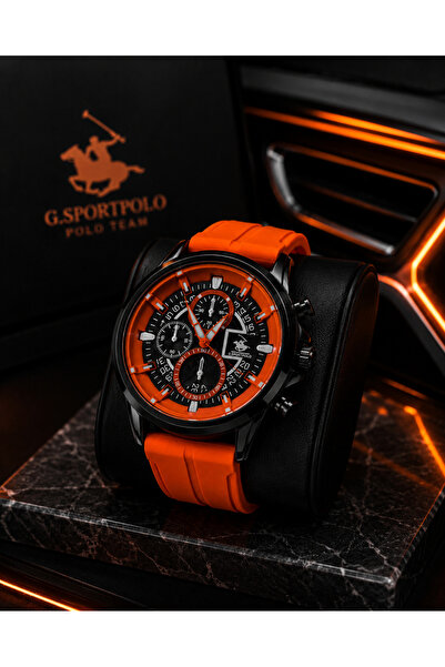 G Sport POLO Premium Silicone Men's Wristwatch with Strap (Fits Any Wrist)
