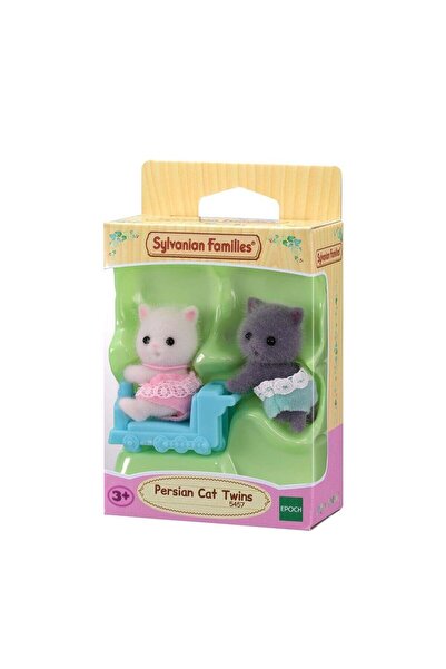 WOWMOMKIDS 5457 دمى سيلفانيان فاميليز للقطط الإيرانية التوأم +3 سنوات