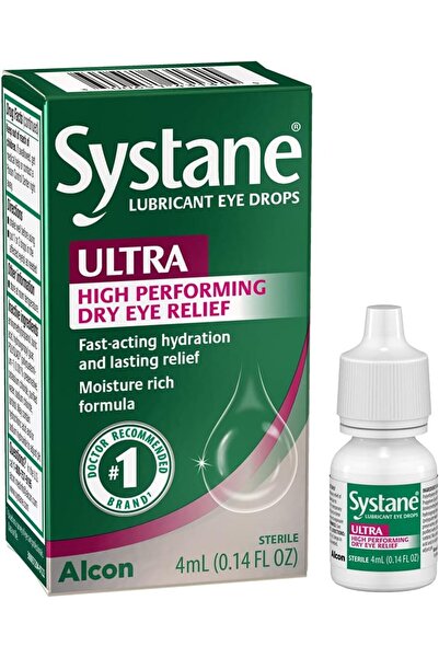 systane Ultra Lubricant Eye Drops,0.14 Fl Oz (Pack of 1)