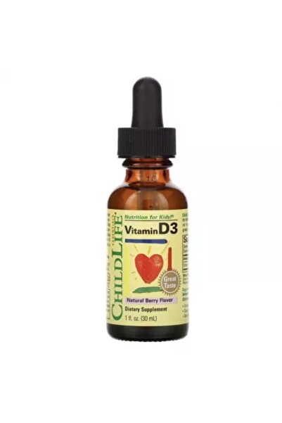 Secom Vitamina D3 picaturi copii Childlife Essentials, 500UI, 30 ml,
