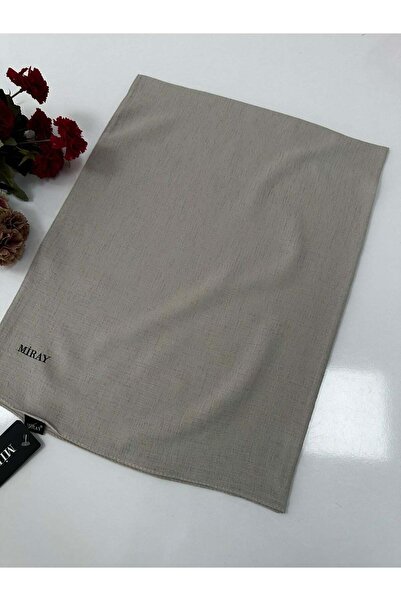 MİRAY Romeo Cotton Linen Shawl Color: Stone Vdm0118