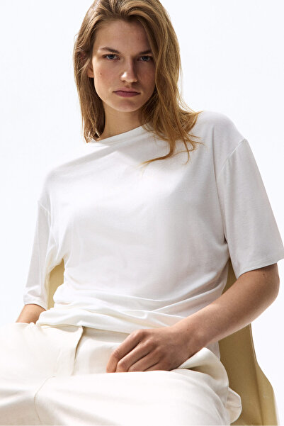 H&M Drapeli Viskoz Üst