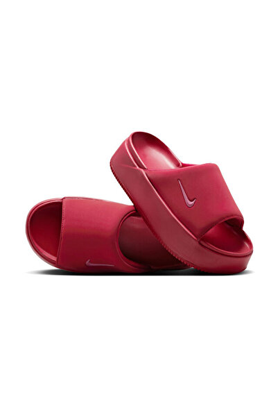 Nike WMNS NK CALM ELEVATION Unisex Terlik HJ5601-602 Kırmızı