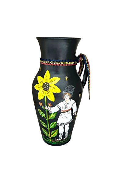 Ceramica Martinescu Ulcior mare din ceramica 30 cm – Piesa decorativa traditi...