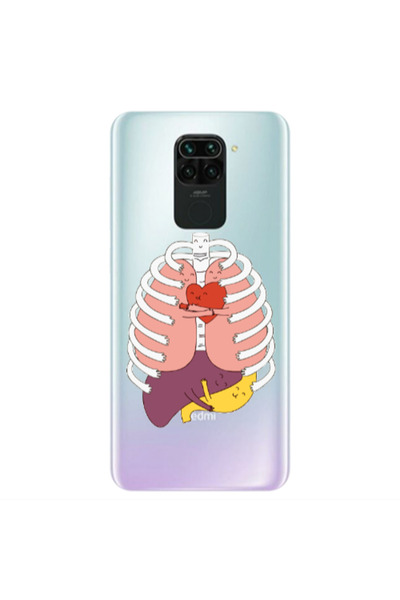 Other Xiaomi Redmi Note 9 Anatomy Transparent Silicone TPU Θήκη