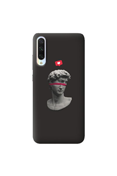 Other Xiaomi Mi 9 Lite Half statue Black Colored Silicone TPU Θήκη