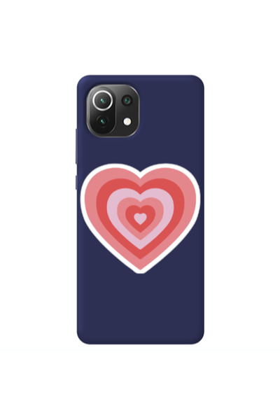 Other Xiaomi Mi 11 Lite My Heart Is Yours Dark blue Colored Silicone TPU Θήκη