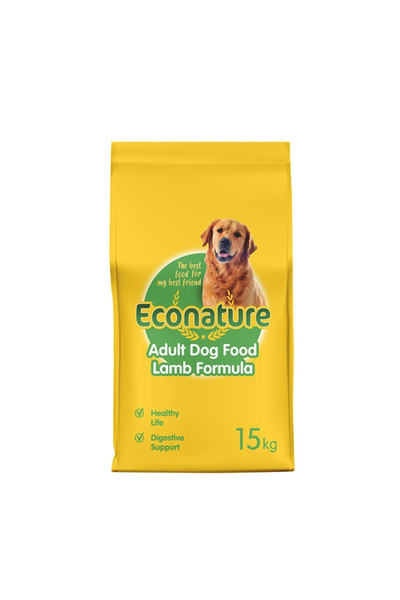 Econature Yetişkin Kuru Köpek Maması (Adult Dog) Sarı Ambalaj Kuzu Etli 15 Kg