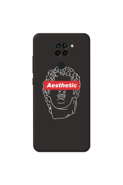 Other Xiaomi Redmi Note 9 Aesthetic Black Colored Silicone TPU Θήκη
