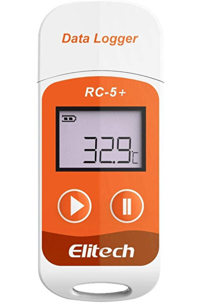 Elitech Rc-5+ USB Καταγραφέας Δεδομένων Θερμοκρασίας 32000 Σημεία Υψηλής Ακρί...