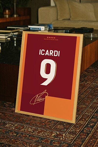 Base Concept MauroIcardı9 Tablou afiș cu design de tricou (încadrat)
