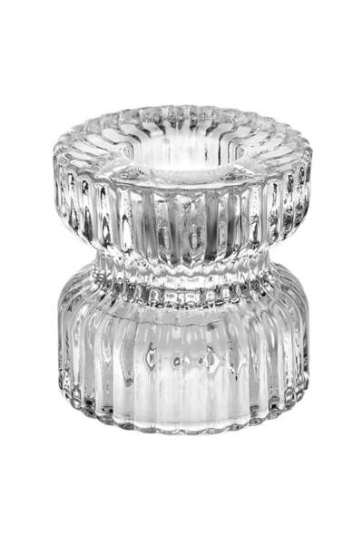 OEM Sfeșnic Elegant din Sticlă, Suport pentru Lumânări și Decor de Masă, Ø5 x...