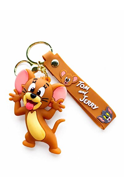 KAYLANIN DÜNYASI Tom and Jerry Figured Silicone Keychain |   Gift for a Loved...
