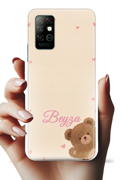 Noprin Infinix Note 8 Kılıf - İsimli Yazılı Kişiye Özel Kişileştirelebilir Kı...