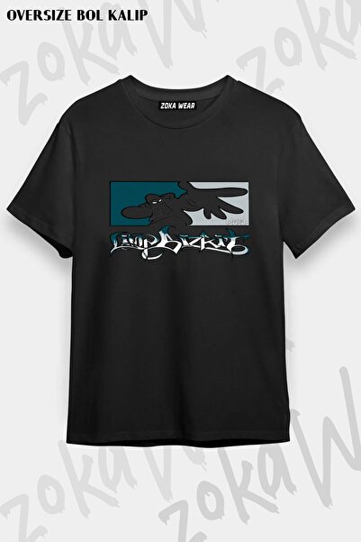ZOKAWEAR Μπλουζάκι Unisex Loose Fit με στάμπα Limp Bizkit v11