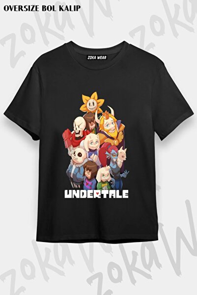 ZOKAWEAR Μπλουζάκι Unisex Loose Fit Undertale Sans v1 με στάμπα