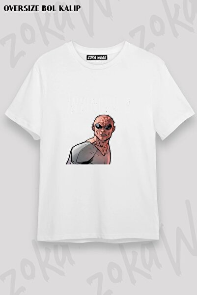 ZOKAWEAR Μπλουζάκι Unisex Loose Fit Invincible v19 με στάμπα