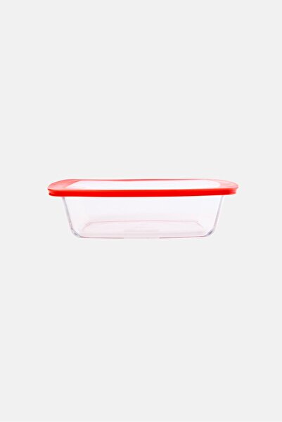 Marinex Glass Rectangular Storage Container, Transparent