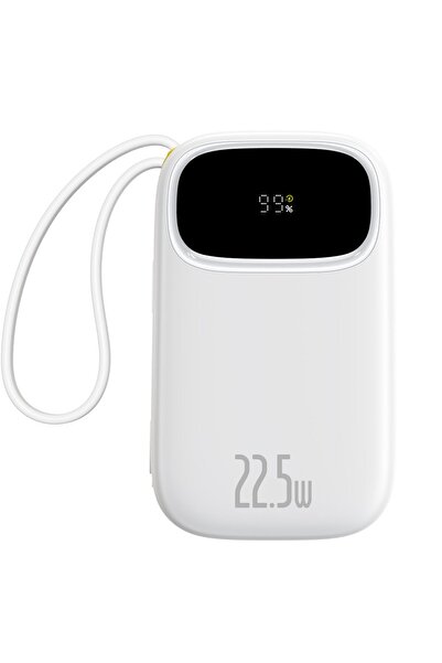 Baseus EnerFill FC31 20000mAh 22.5W Power Bank cu cabluri USB-C și Lightning,...