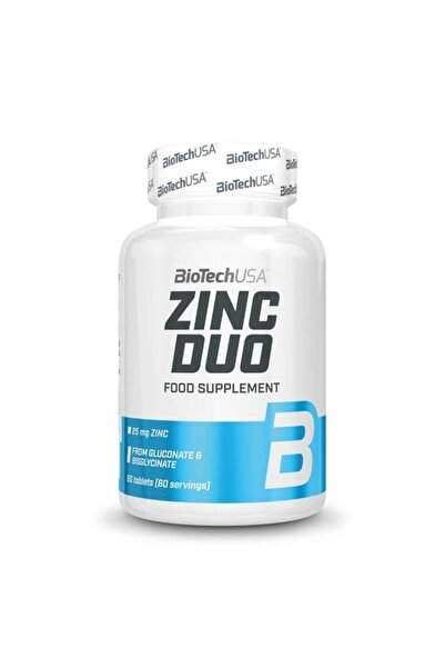 Biotech BiotechUSA Ψευδάργυρος Duo 60 Δισκία