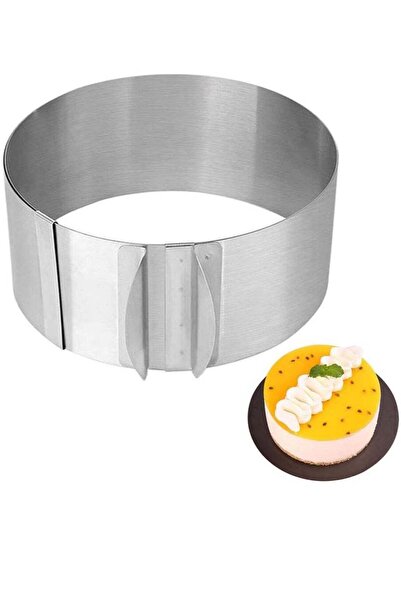Arabest Adjustable Cake Ring,6 to 12 Inch Stainless Steel Round Mousse Mould,...