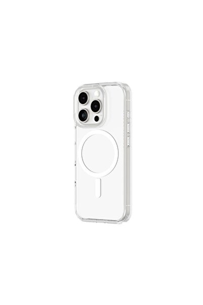 Amazingthing Husă Minimal Mag Transparentă cu Inel Magnetic pentru iPhone 16 Pro