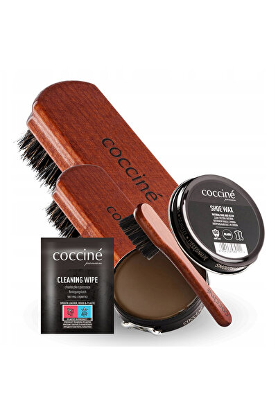 Coccine Set de ingrijire a incaltamintei, Coccine, 5 in 1, Maro, 40 ml, Ceara...