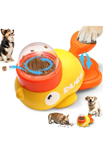 Genel Markalar Köpek Ödül Mamalı Zeka Oyuncağı Döner Hazneli Mama Dağıtıcı Interaktif Eğitim Oyuncağı