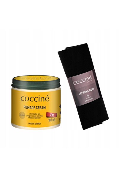 Coccine Set, Coccine, Pomada pentru ingrijirea incaltamintei, 100 ml, Incolor...