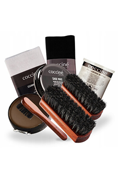 Coccine Set de curatare si lustruire a incaltamintei, Coccine, 7 in 1, Maro, ...