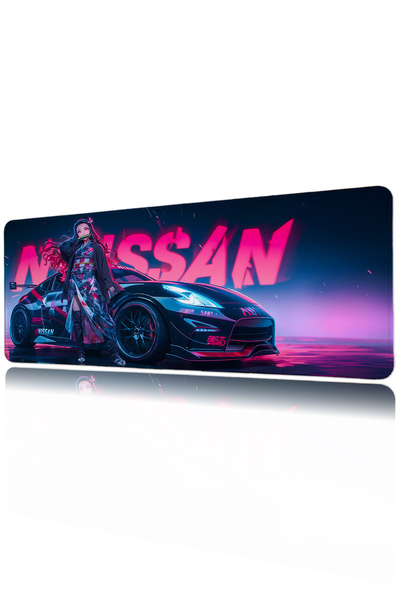 Halura Nezuko Demon Slayer Nissan 40x90 Desenli Dijital Baskılı Oyuncu Mousep...