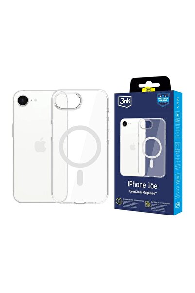3MK Husă transparentă din TPU EverClear MagCase pentru iPhone 16e