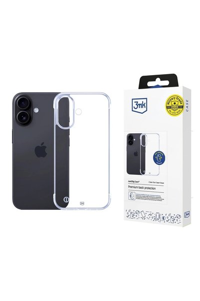 3MK Husă transparentă Just20g pentru iPhone 16 Plus
