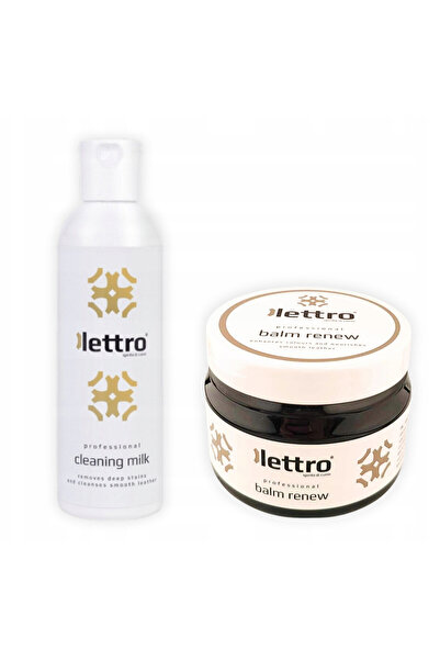 Lettro Set de ingrijire si curatare a incaltamintei din piele, Lettro, lapte ...
