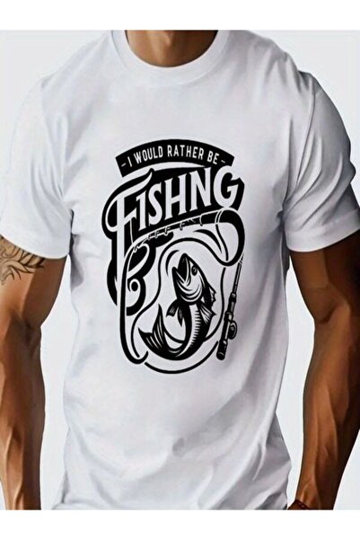 COZYWEAR Fishing Themed Printed Men's T-Shirt