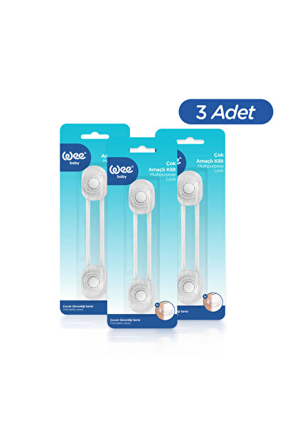 Wee Baby Çok Amaçlı Güvenlik Kilidi – Dolap Çekmece Buzdolabı Bebek Kilidi (3...