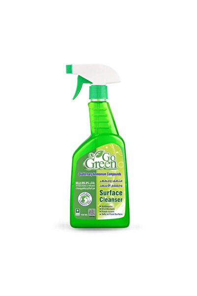 Go Green Surface Cleaner and Disinfectant 750 ML - كرتون ( 12 حبه )