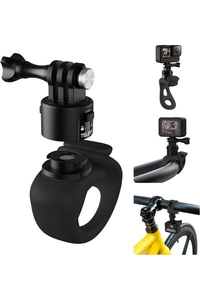 Coverzone Aksiyon Kamera Gidon Bisiklet Montaj Bandı GoPro DJI Insta360 (TLQ-...