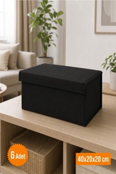 Emma Oliwia 6 Pieces of Closet Organizer with Lid, Foldable Clothing Storage ...