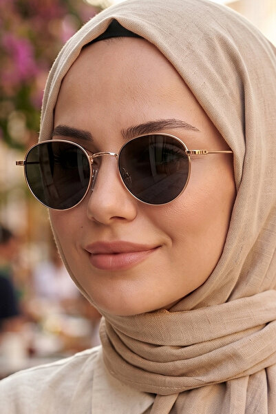 Daniel Klein Polarize - UV400 Korumalı Gold Çerçeve Siyah Cam Orijinal Kadın ...
