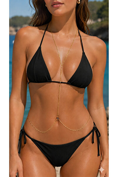 derokas Stainless Steel Body and Bikini Chain Tarnish Resistant Stylish Elegant