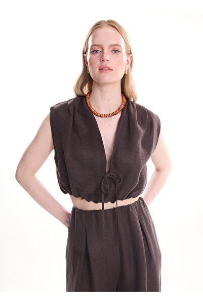 Ted Baker Kahverengi Kadın Bluz TBWRSH2027