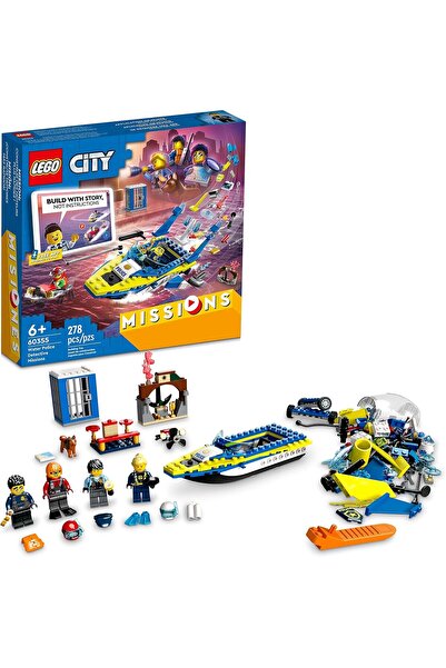 LEGO مجموعة بناء مهام الشرطة المائية في المدينة 60355؛ مجموعة لعب مغامرات رقم...