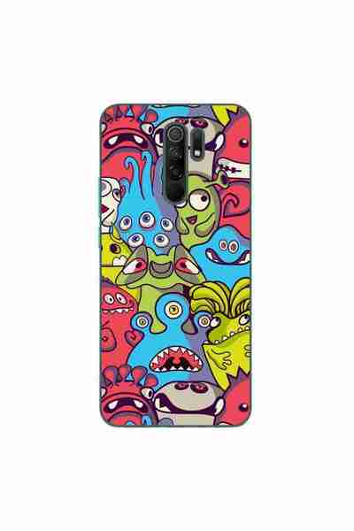 OEM Husa compatibila cu Xiaomi Redmi 9 Silicon Gel Tpu Model Squishi Monsters